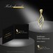Silberdream GoldDream Kettenanhänger Wellen Zirkonia 333 Gold Anhänger Echtschmuck GDH501Y Valentinstagsangebot