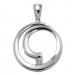 Silberdream SilberDream Ketten Anhänger -Spirale- Zirkonia weiß 925 Silber SDH4375W Exklusive Angebote