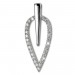 Silberdream SilberDream Ketten Anhänger Blatt Zirkonia weiß 925 Silber SDH403W VIP-Rabatte