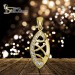 Silberdream GoldDream Kettenanhänger Blatt Zirkonia 333 Gold Anhänger Echtschmuck GDH5060Y Tiefpreis