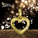 Silberdream GoldDream Kettenanhänger Herz Zirkonia 375 Gold Anhänger Echtschmuck GDH003Y Letzte 3 Tage