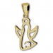 Silberdream GoldDream Kettenanhänger Engel Zirkonia weiß 333 Gold Echtschmuck GDH5063Y Zeitbegrenzte Promotion