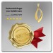 Silberdream GoldDream Kettenanhänger Leaf Zirkonia weiß 333 Gold Echtschmuck GDH507WY Bis zu 65% Rabatt